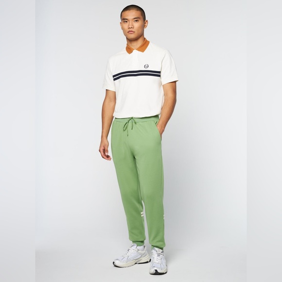 Sergio Tacchini DALLAS TRACK JACKET ARCHIVIO- JADE GREEN/ PEARL IVORY & Pant set - Picture 8 of 14